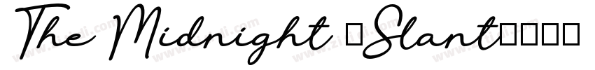 The Midnight (Slant字体转换